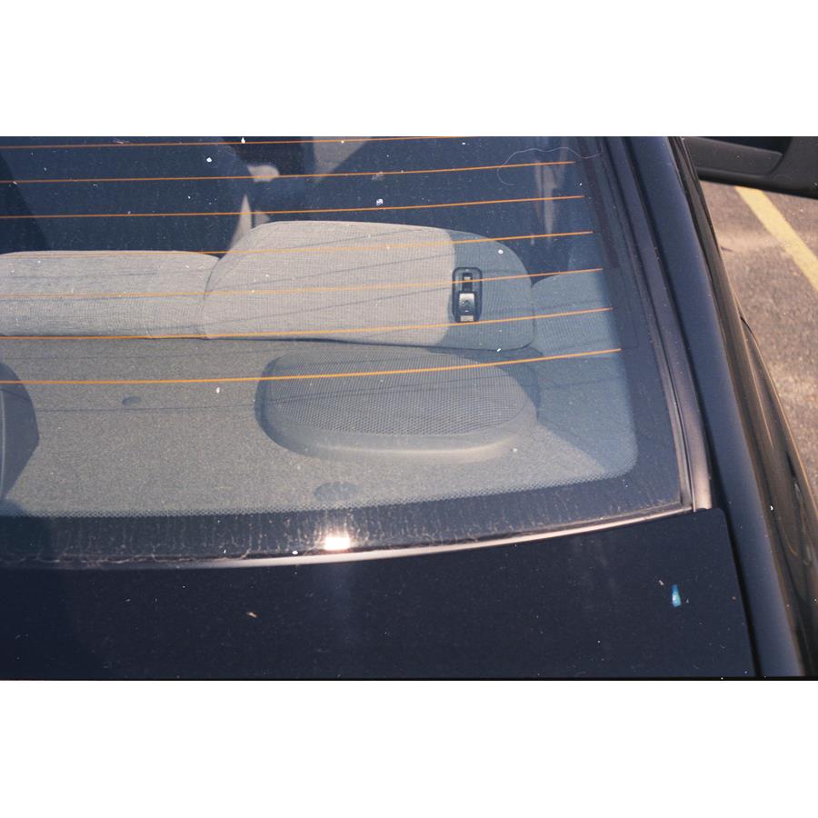 1998 Mitsubishi Mirage Rear deck speaker location