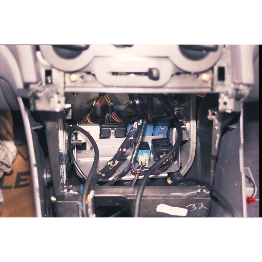 1998 Mitsubishi Eclipse Factory radio removed
