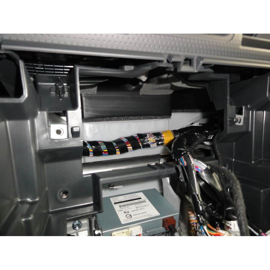 2011 Toyota FJ Cruiser Factory radio removed
