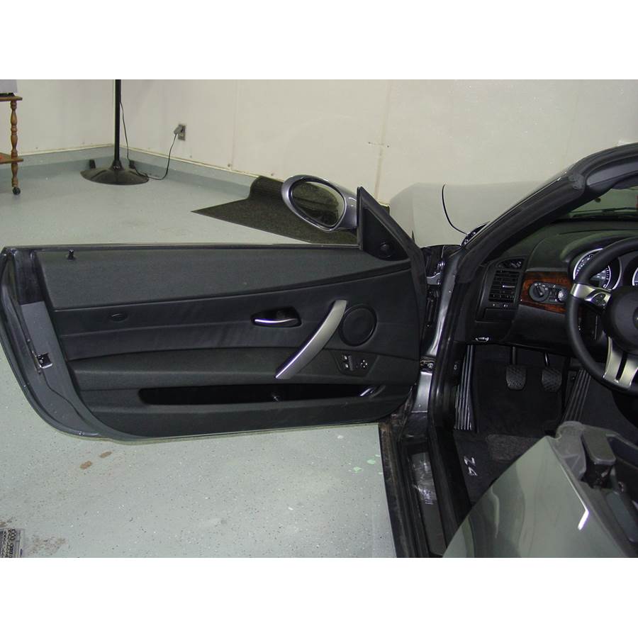 2004 BMW Z4 Front door speaker location