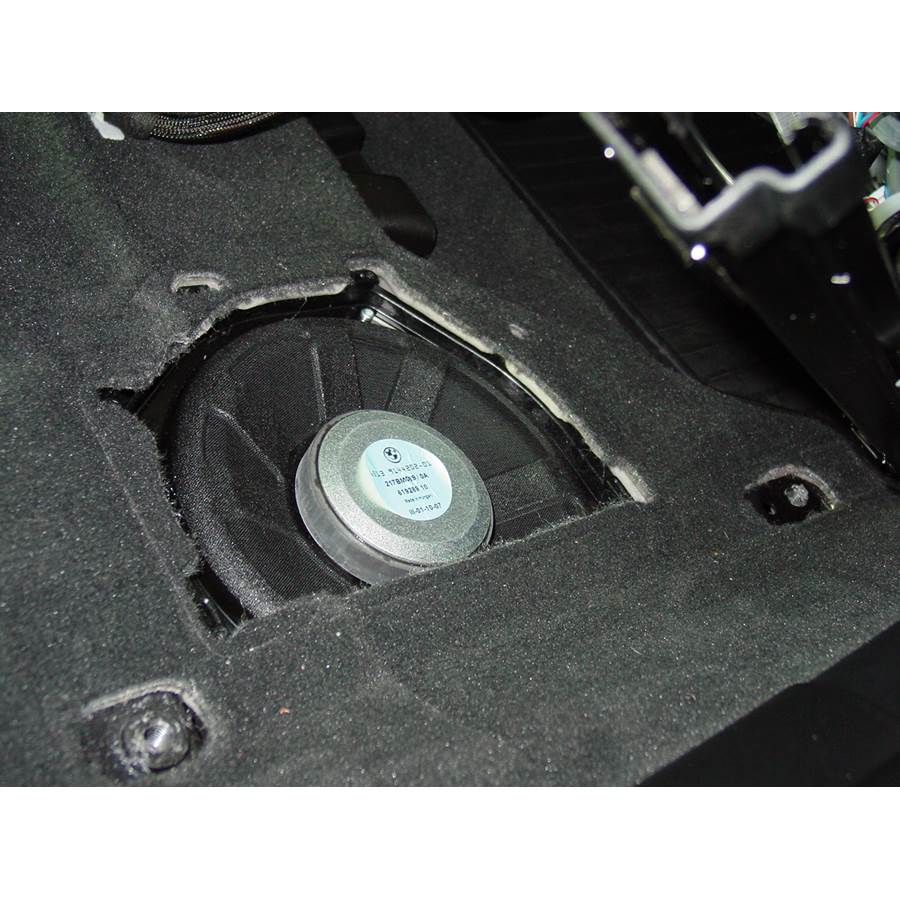 2009 BMW M3 Under front seat speaker
