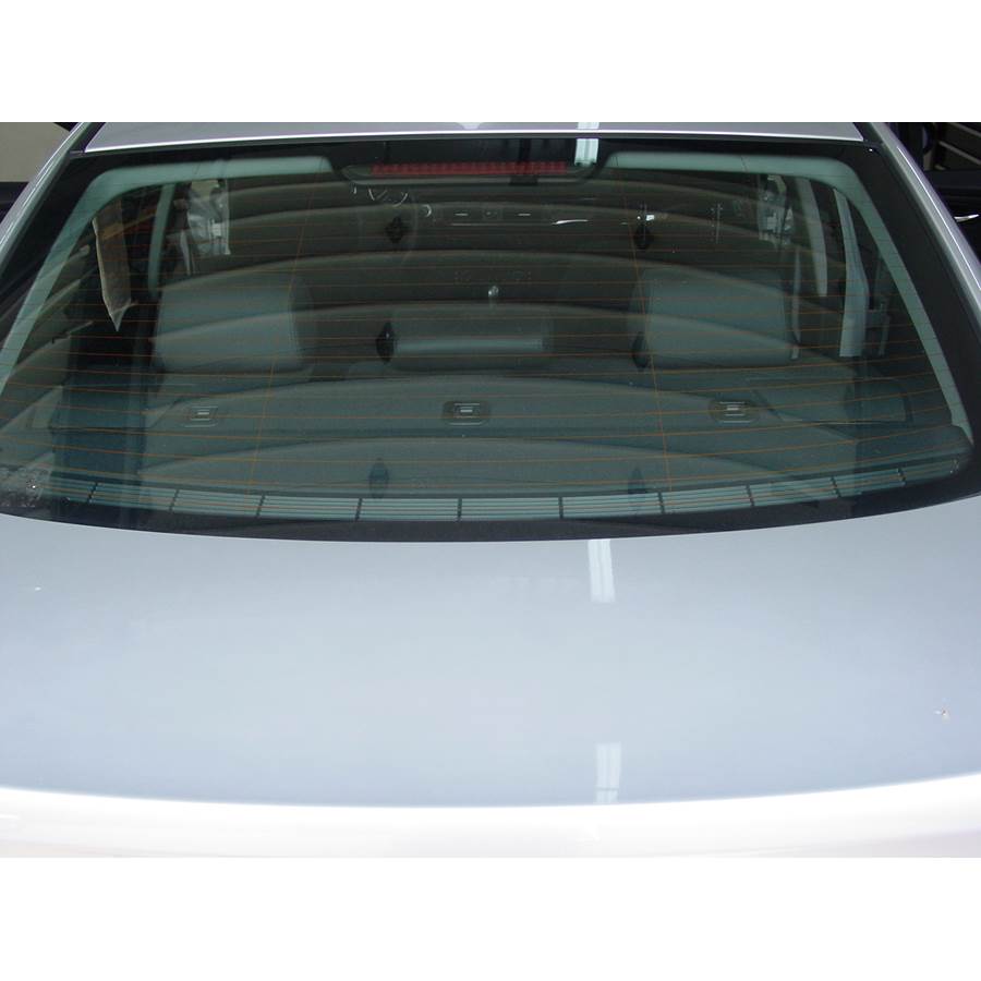2010 BMW M3 Rear deck speaker location