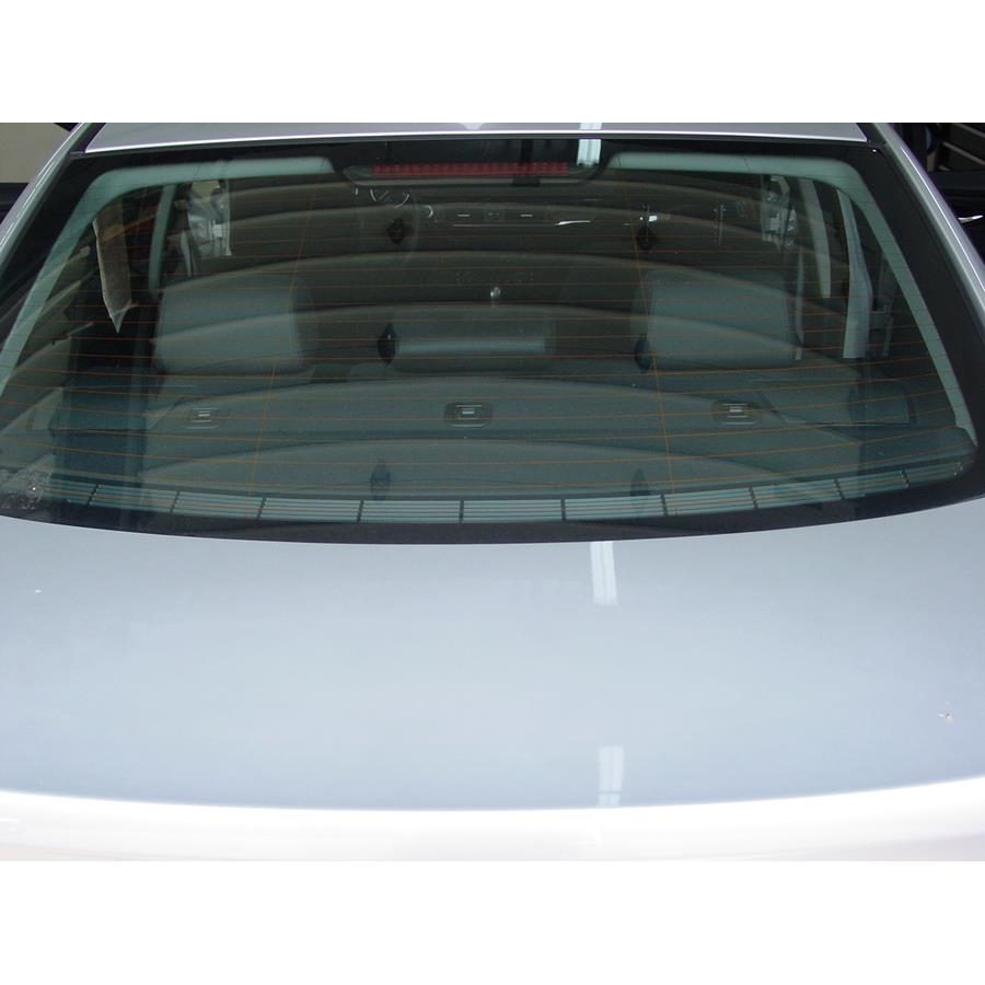 2011 BMW 3 Series Rear deck speaker location