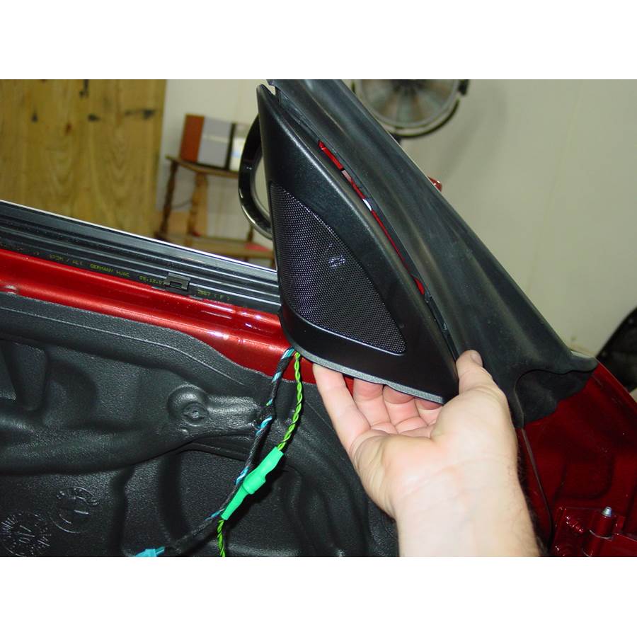 2009 BMW 1 Series Front door tweeter location