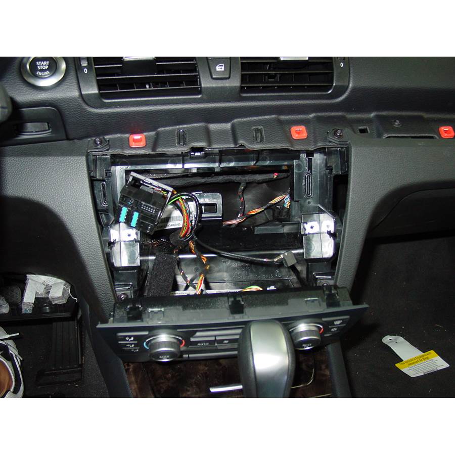 2012 BMW 1 Series Factory radio removed