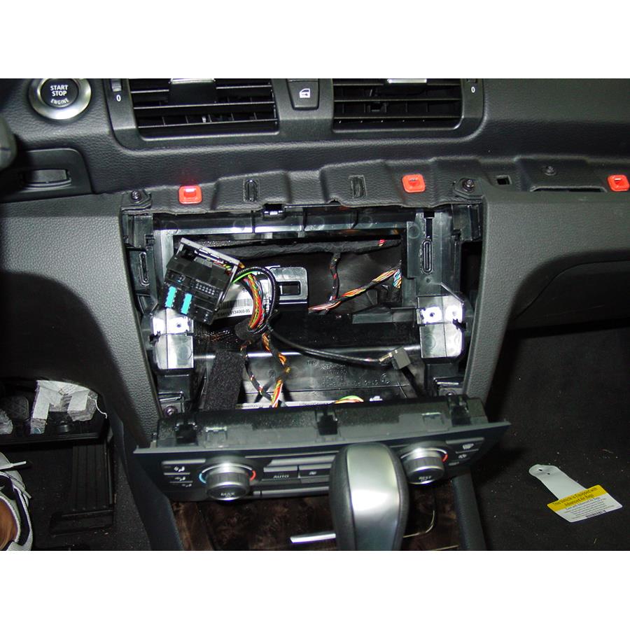 2013 BMW 1 Series Factory radio removed