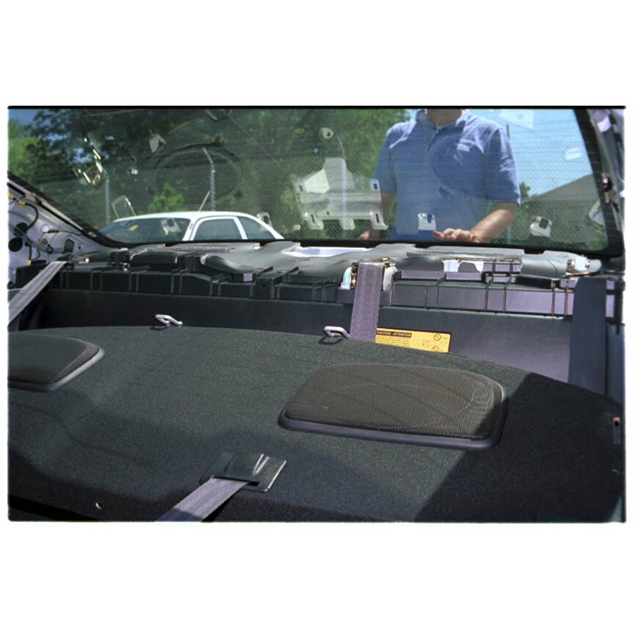 1999 Toyota Camry Solara Rear deck speaker location