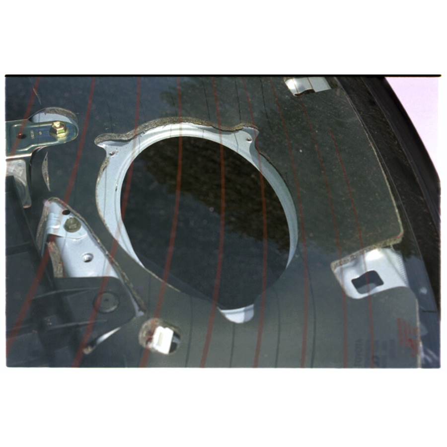 1999 Toyota Camry Solara Rear deck speaker removed