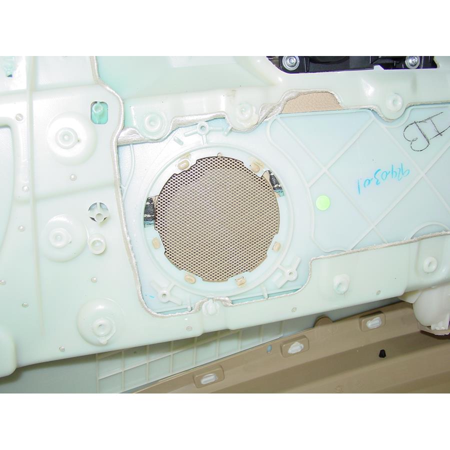 2007 BMW X5 Front door woofer removed