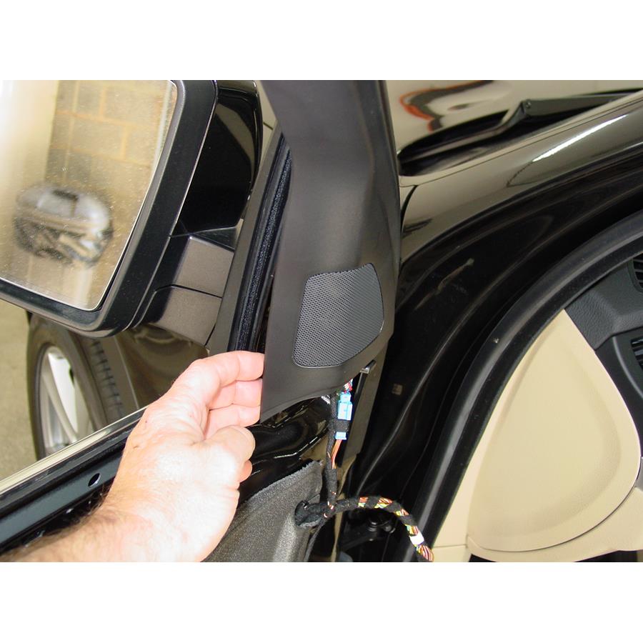 2007 BMW X5 Front door tweeter location