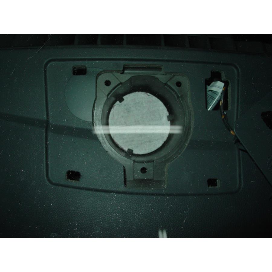 2006 BMW 5 Series Center dash speaker removed