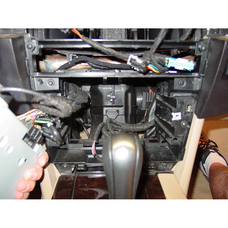 2005 BMW 5 Series Factory radio removed