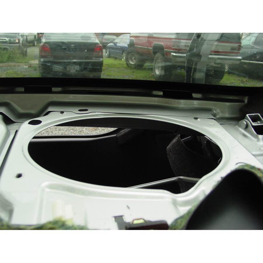 2007 Toyota Camry Solara Rear deck speaker removed