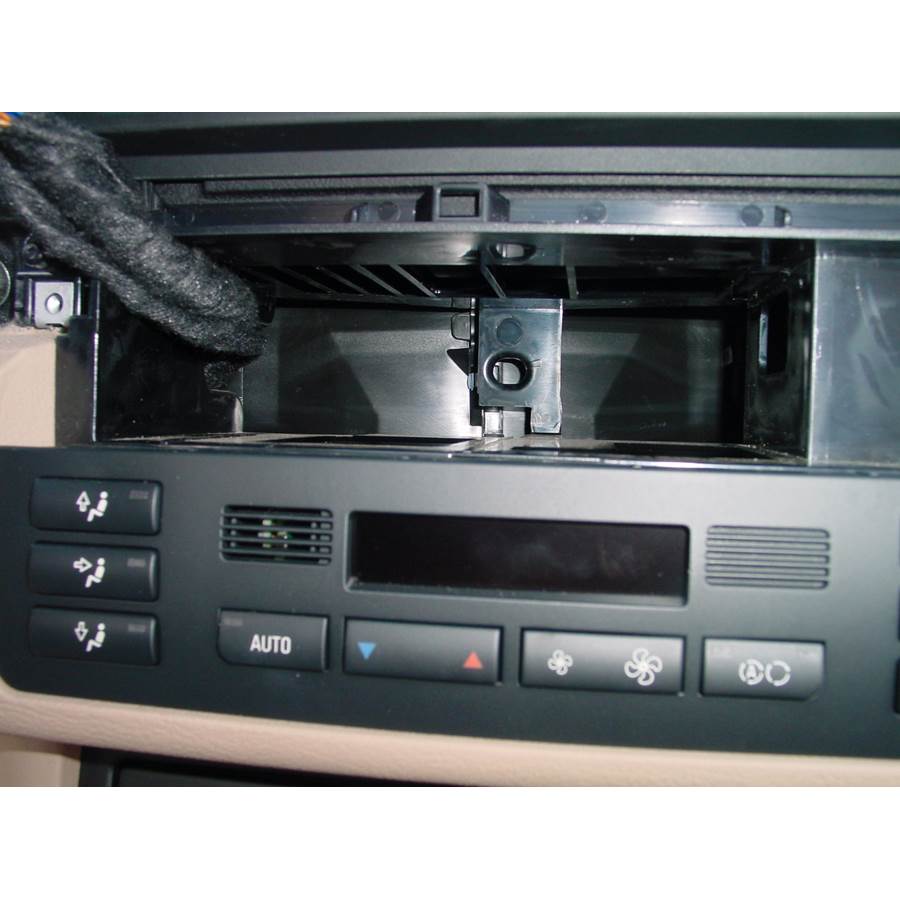 2001 BMW M3 Factory radio removed