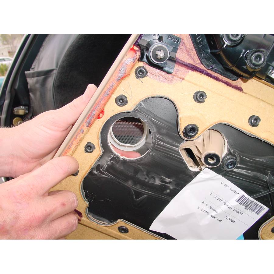 2004 BMW 3 Series Rear door speaker removed