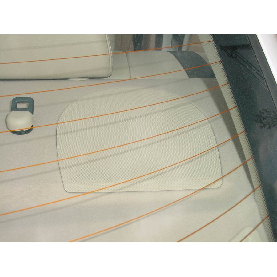 2004 BMW 3 Series Rear deck speaker location
