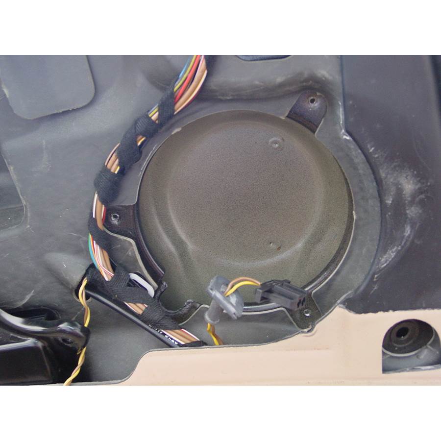 2002 BMW M3 Rear side panel speaker removed