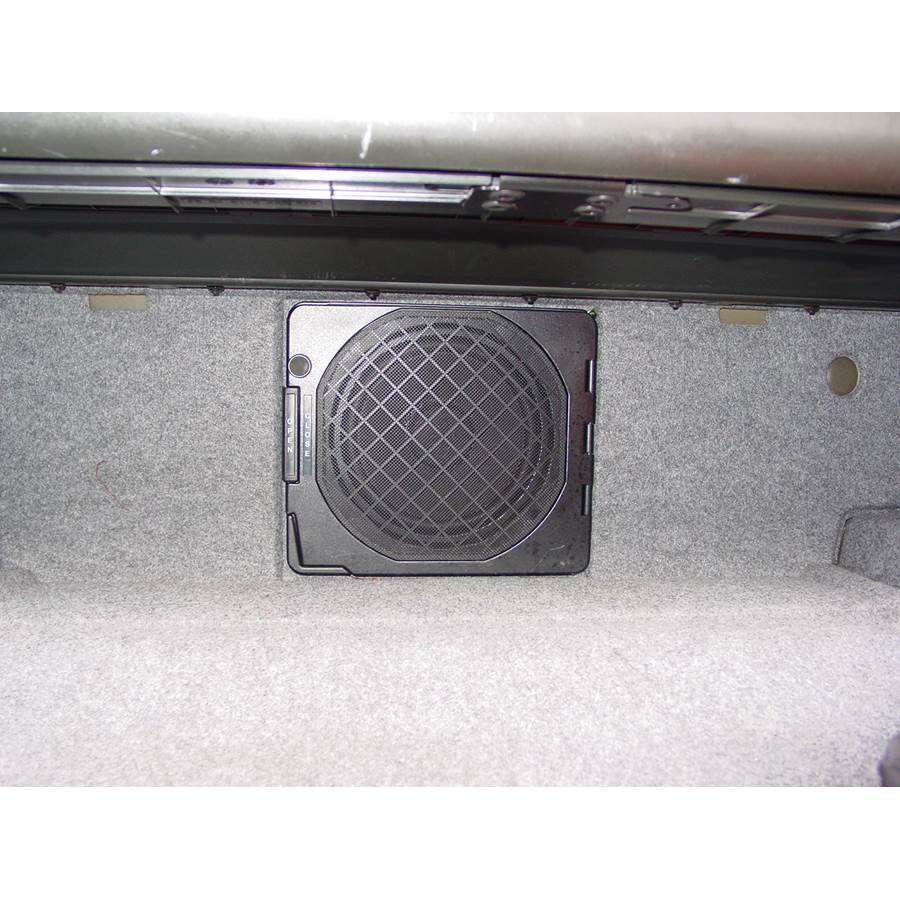 2002 BMW M3 Trunk speaker location