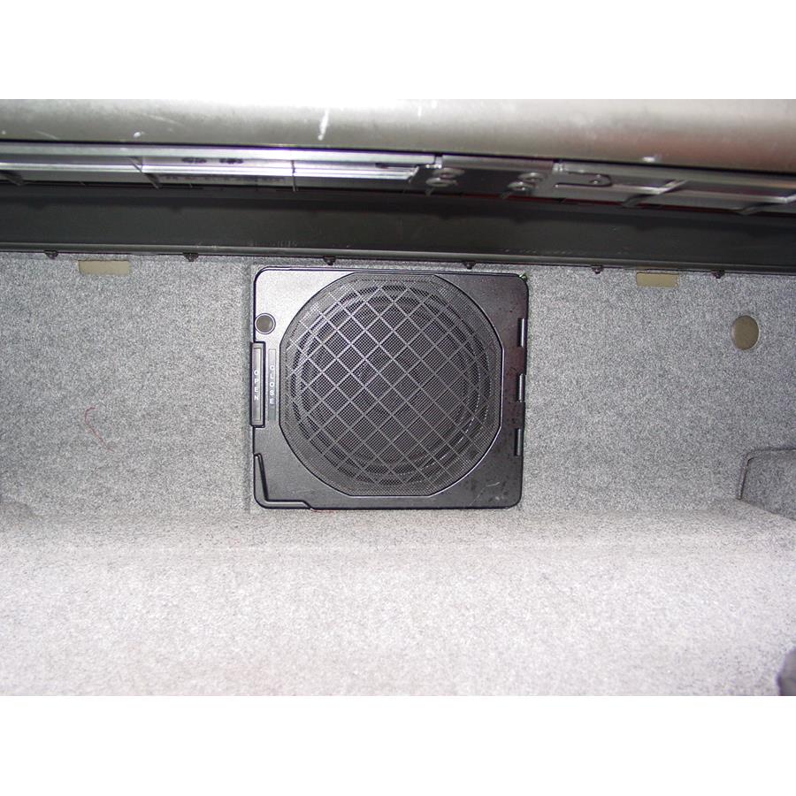 2006 BMW M3 Trunk speaker location