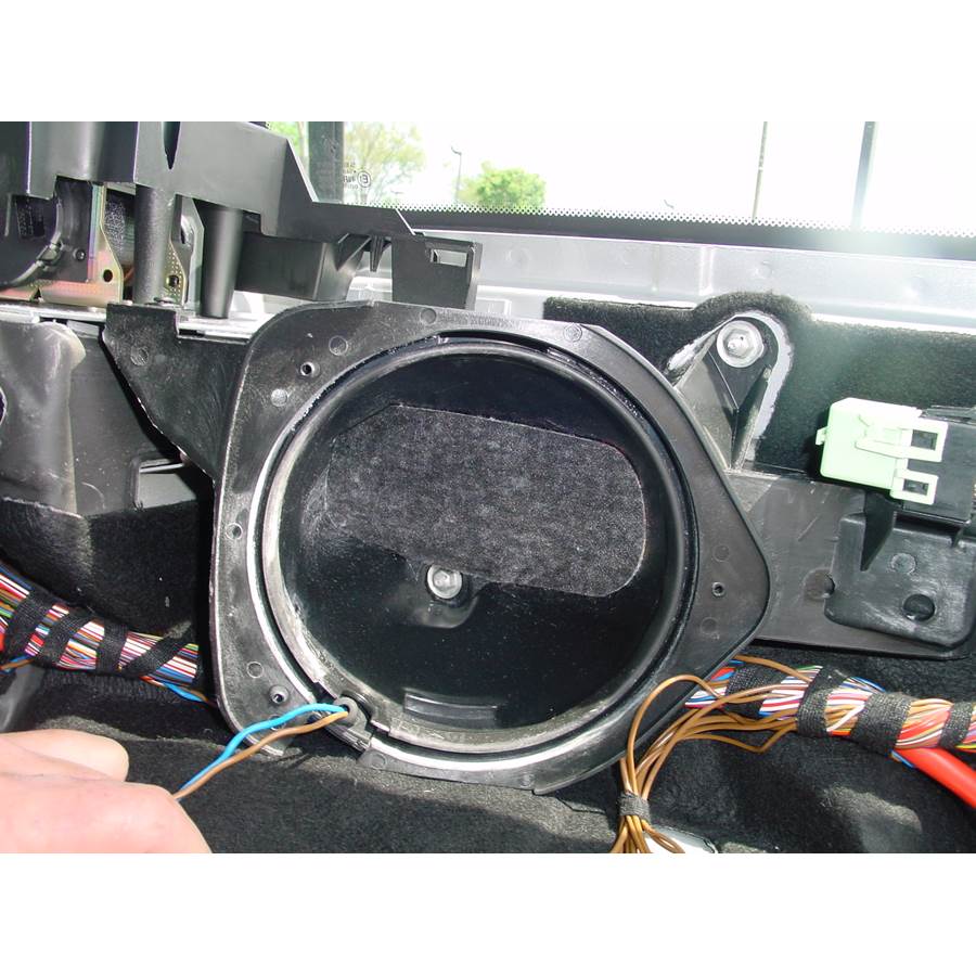 2001 BMW 3 Series Side panel speaker removed