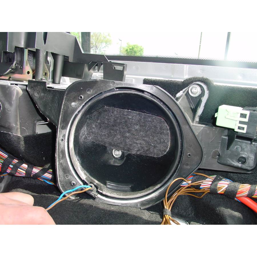 2004 BMW 3 Series Side panel speaker removed