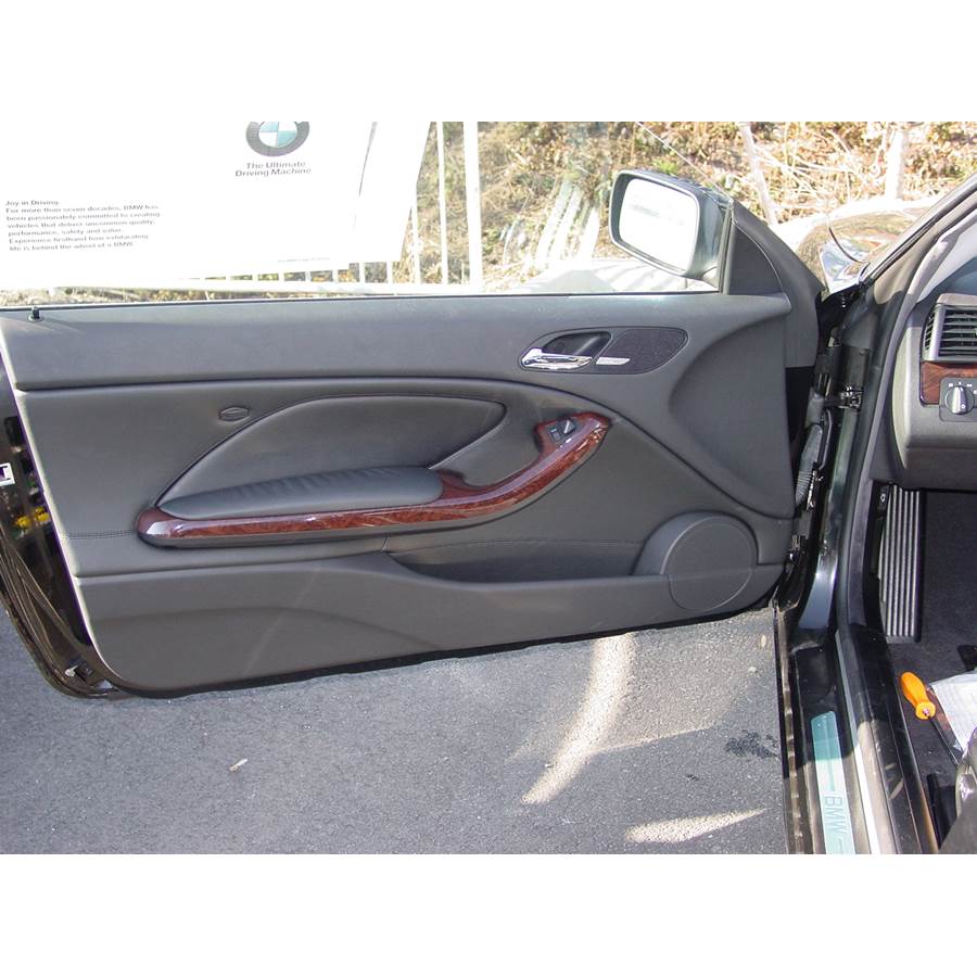 2001 BMW 3 Series Front door speaker location