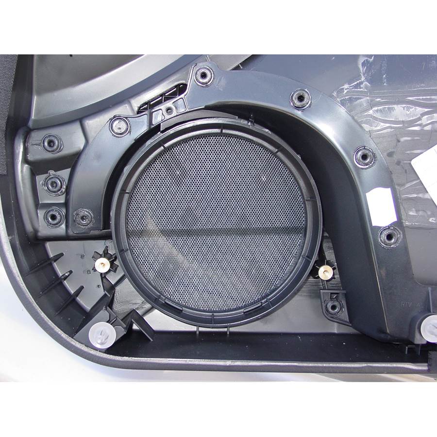 2001 BMW M3 Front door woofer removed