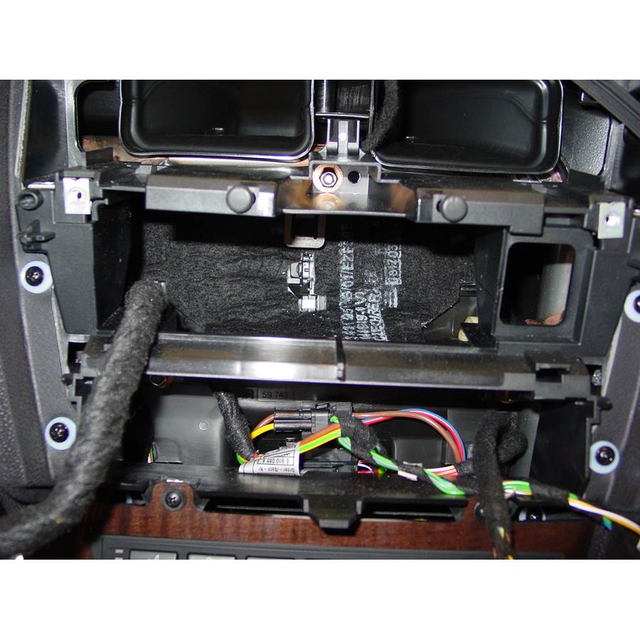 2006 BMW X3 Factory radio removed