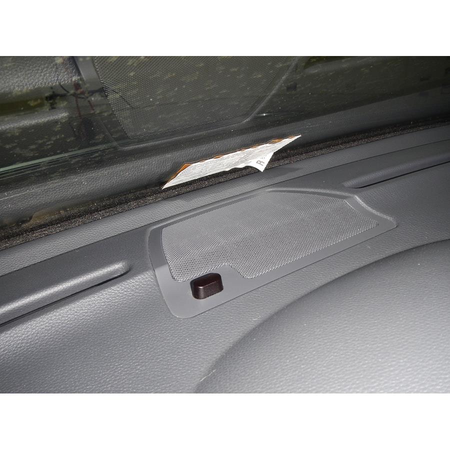 2008 BMW 7 Series Center dash speaker location