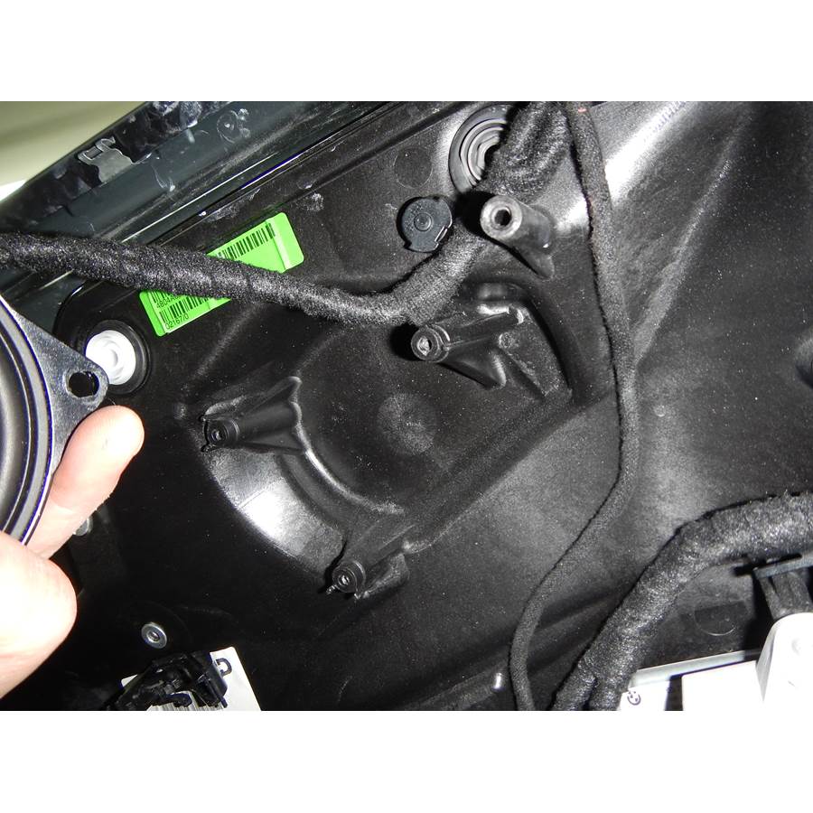 2007 BMW 7 Series Front door woofer removed