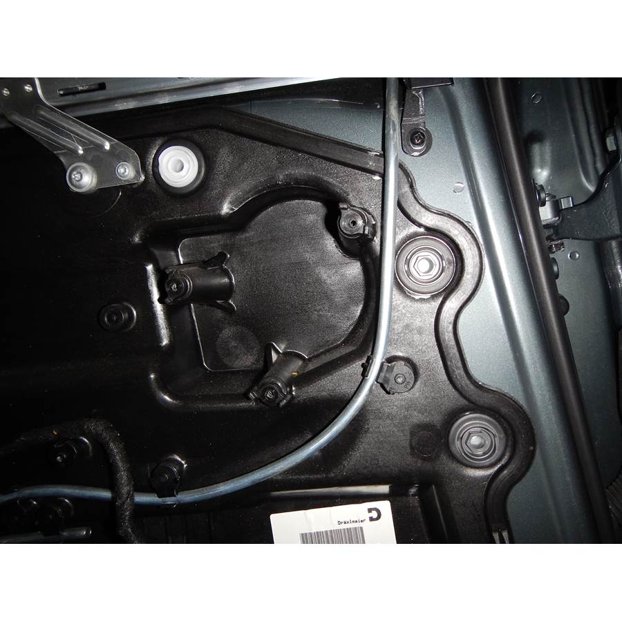 2002 BMW 7 Series Rear door speaker removed