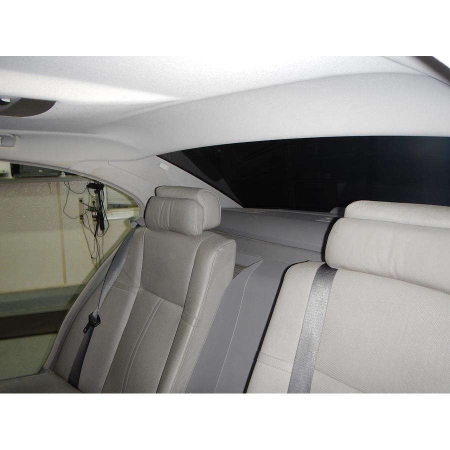 2008 BMW 7 Series Rear deck speaker location
