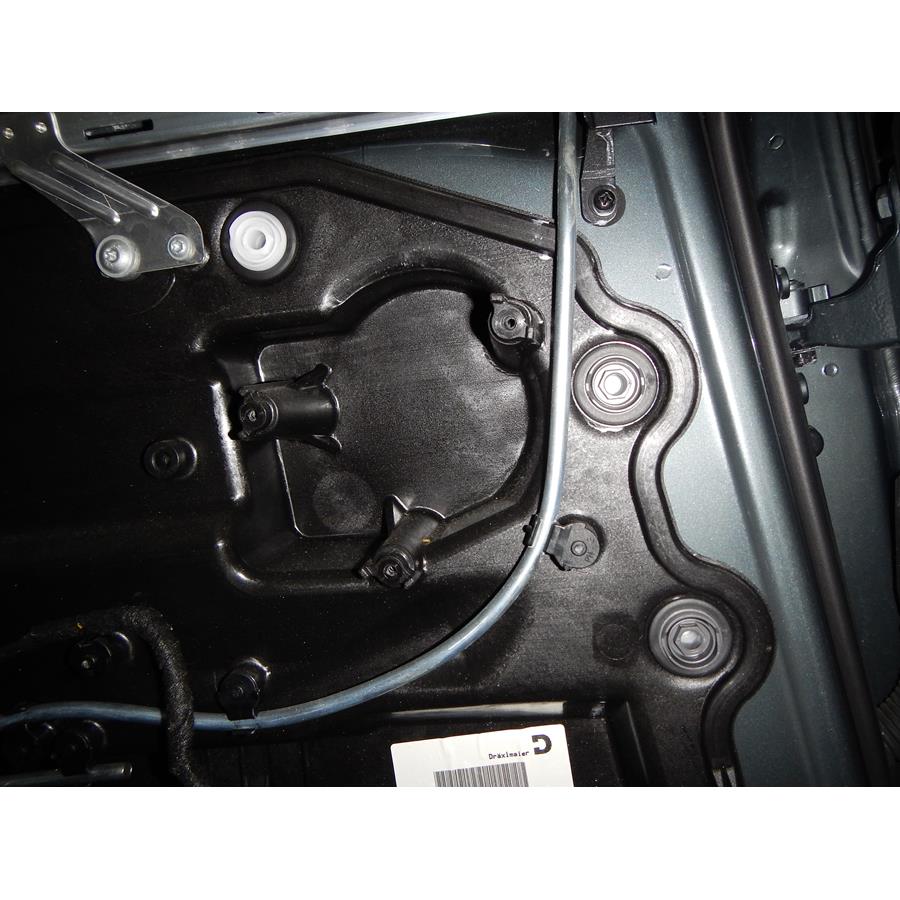 2008 BMW 7 Series Rear door speaker removed