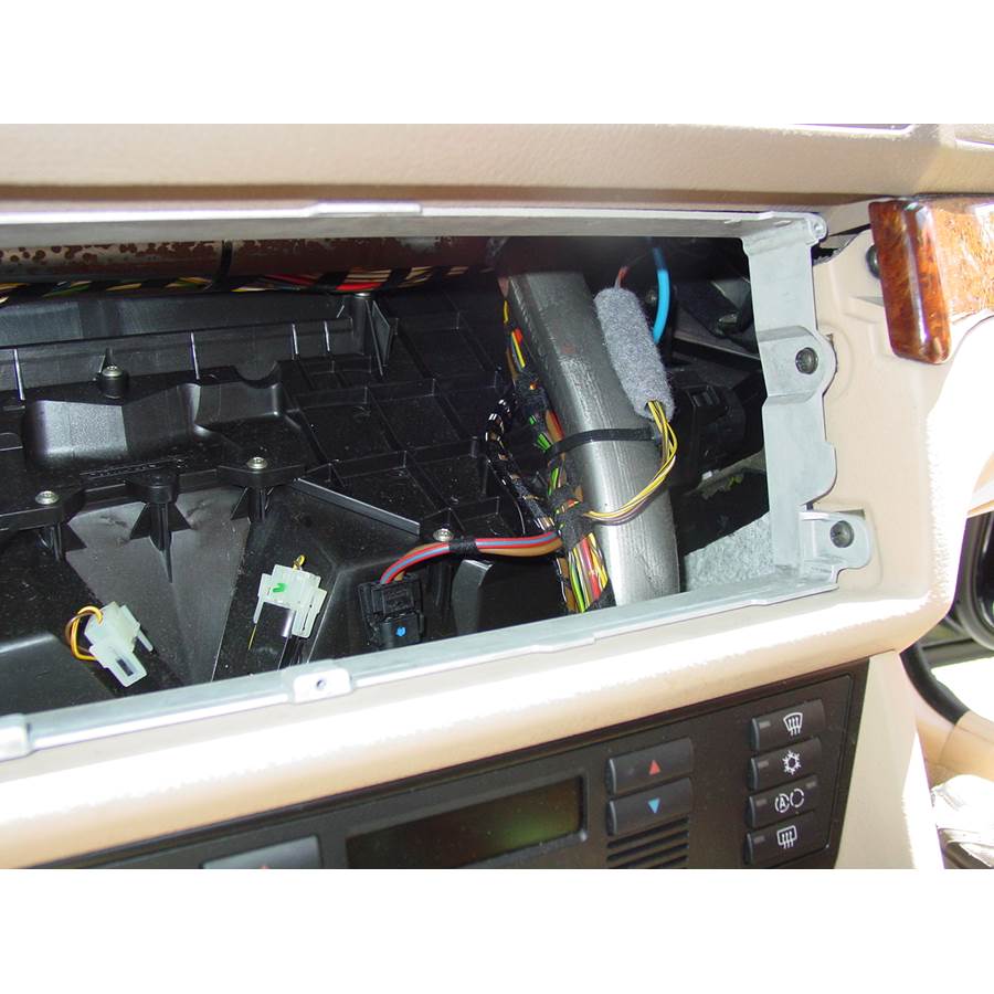 2002 BMW 5 Series Factory radio removed