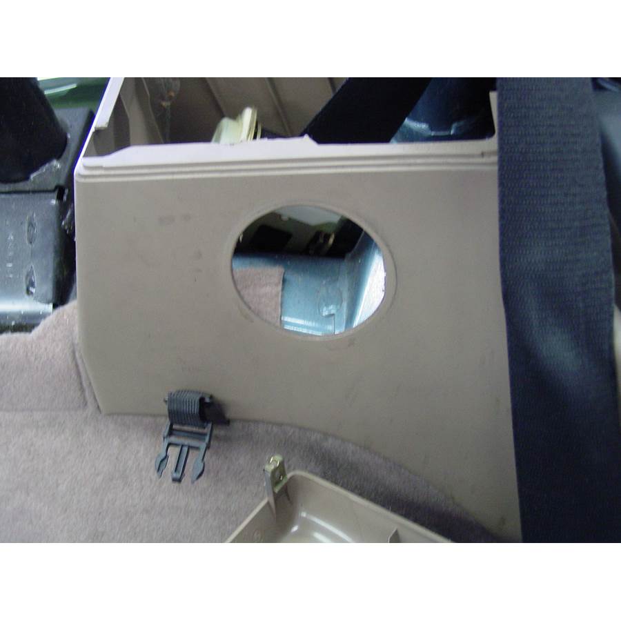 2000 BMW Z3 Rear cab speaker removed