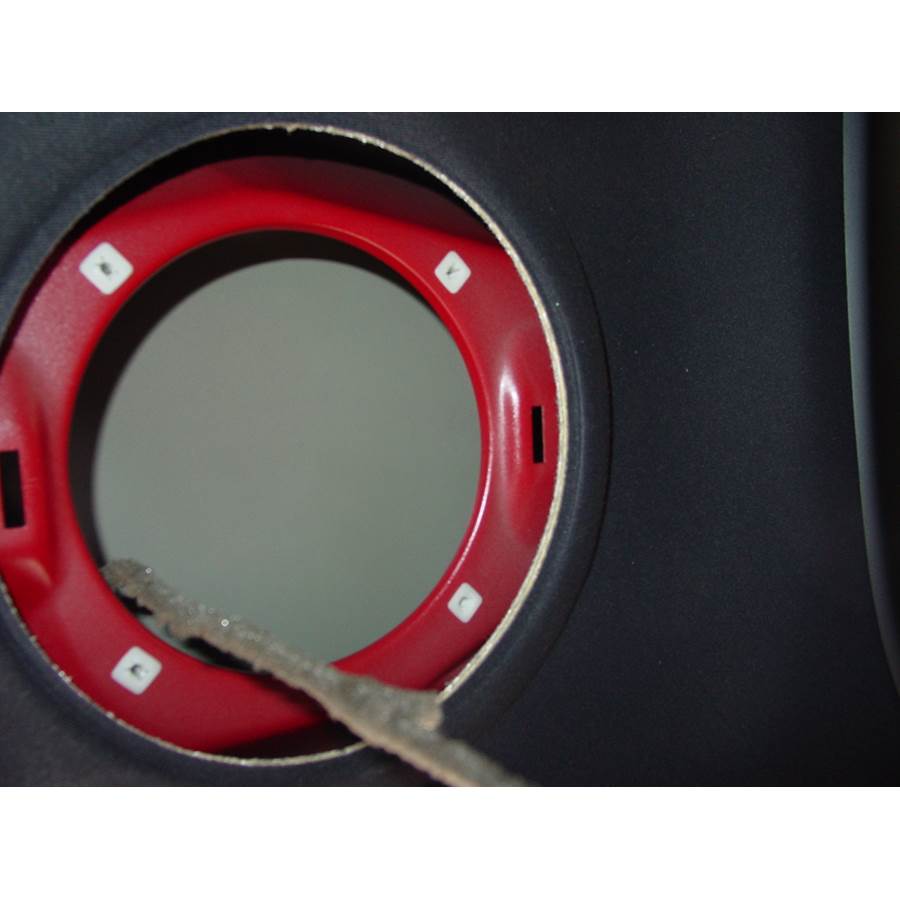 2002 BMW M Rear roof speaker removed
