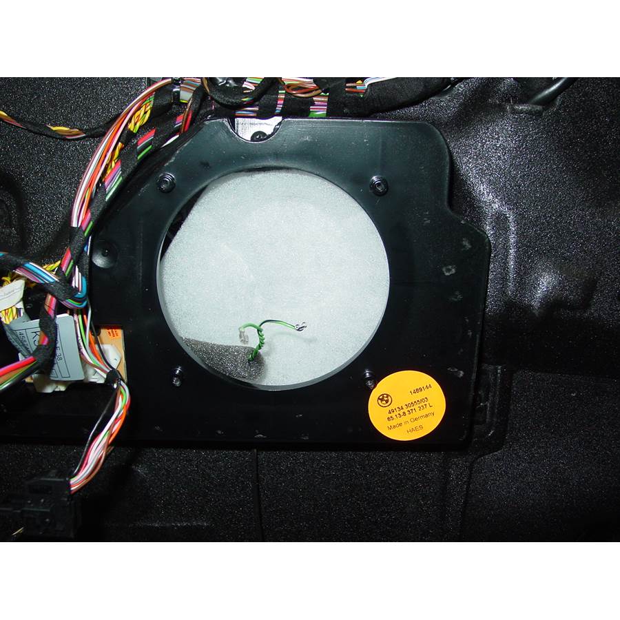 1999 BMW 7 Series Front door woofer removed