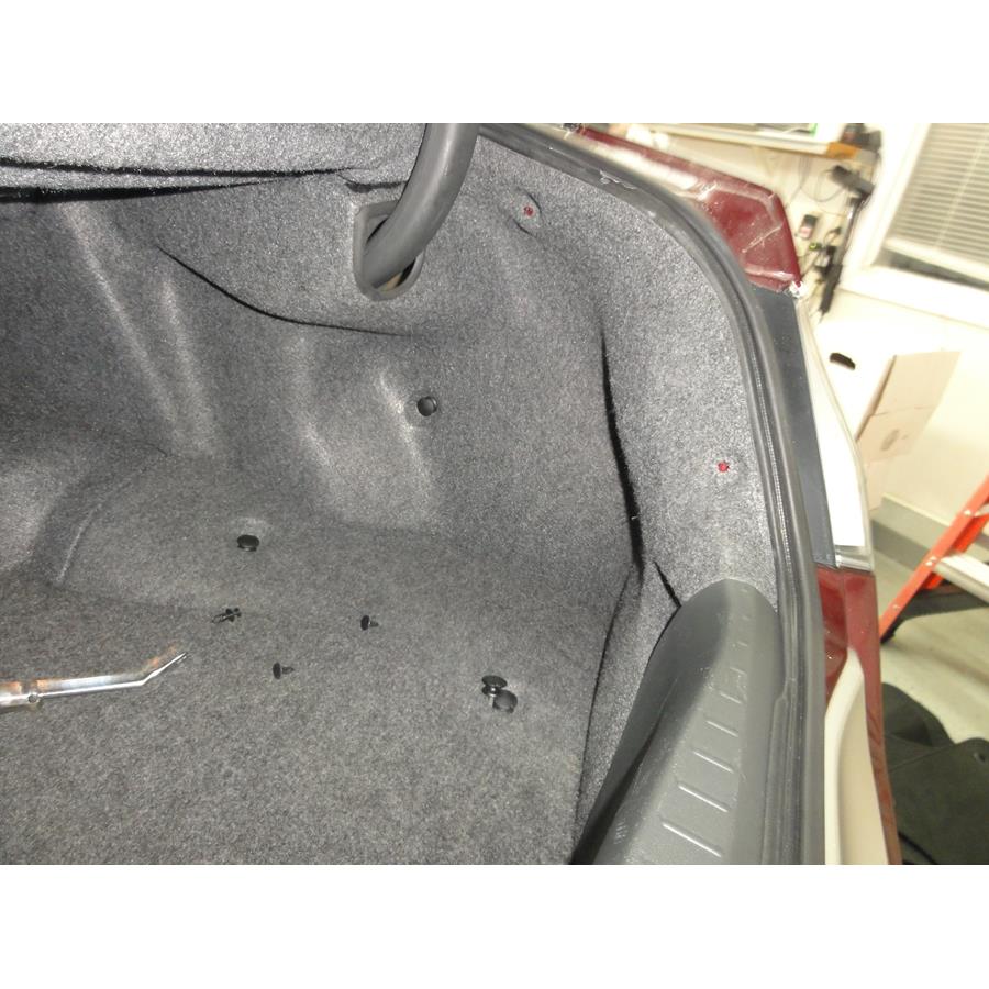 2009 Acura TL Factory amplifier location