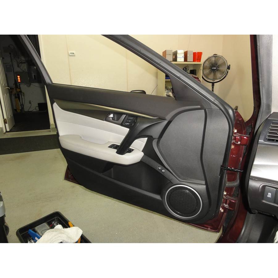 2010 Acura TL Front door speaker location