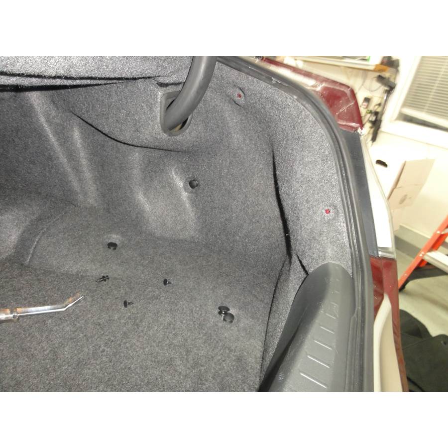 2011 Acura TL Factory amplifier location