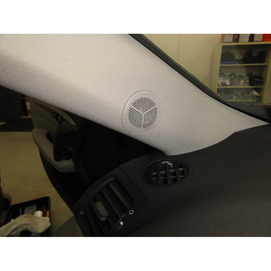 2011 Acura TL Front pillar speaker location
