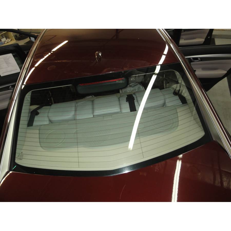 2011 Acura TL Rear deck speaker location