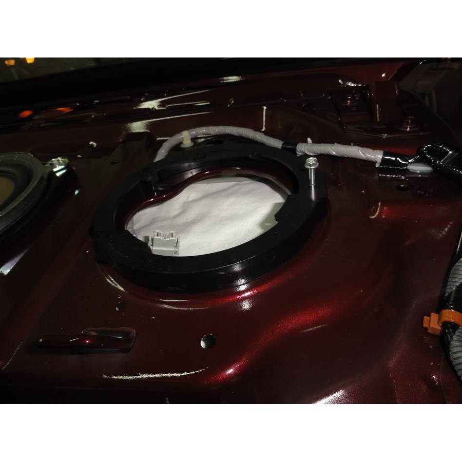 2011 Acura TL Rear deck speaker removed
