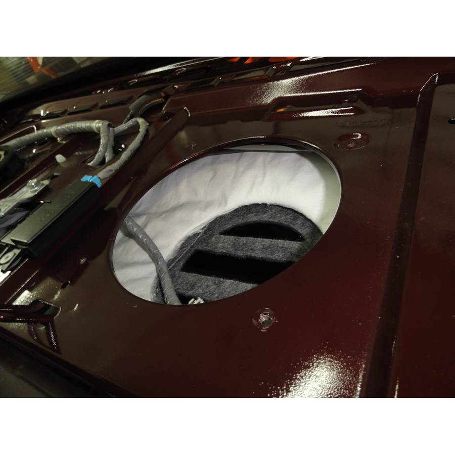 2011 Acura TL Rear deck center speaker removed