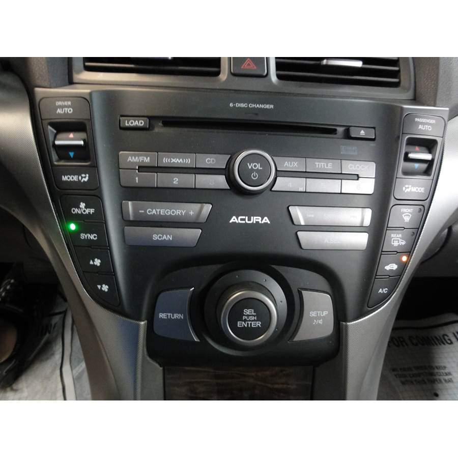 2011 Acura TL Factory Radio