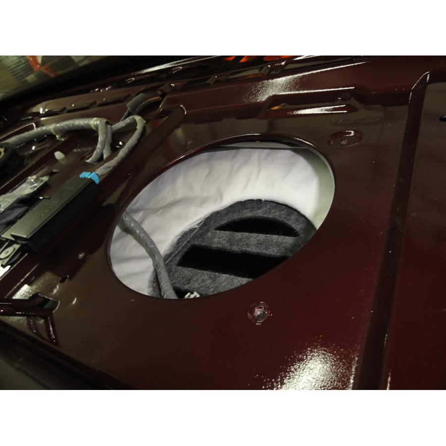 2013 Acura TL Rear deck center speaker removed