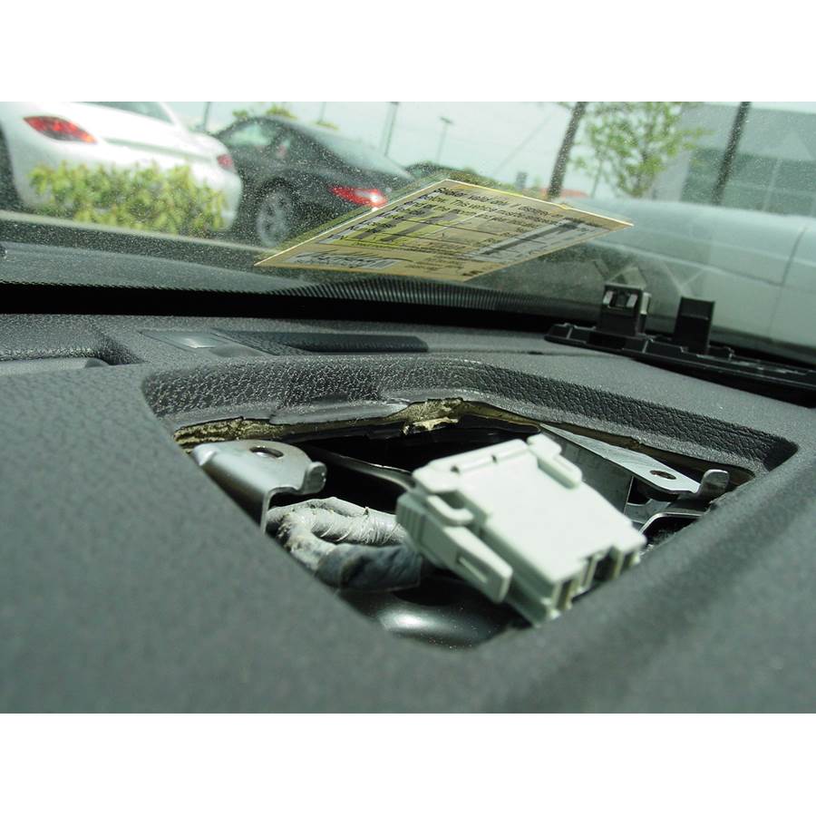 2010 Acura TSX Center dash speaker removed