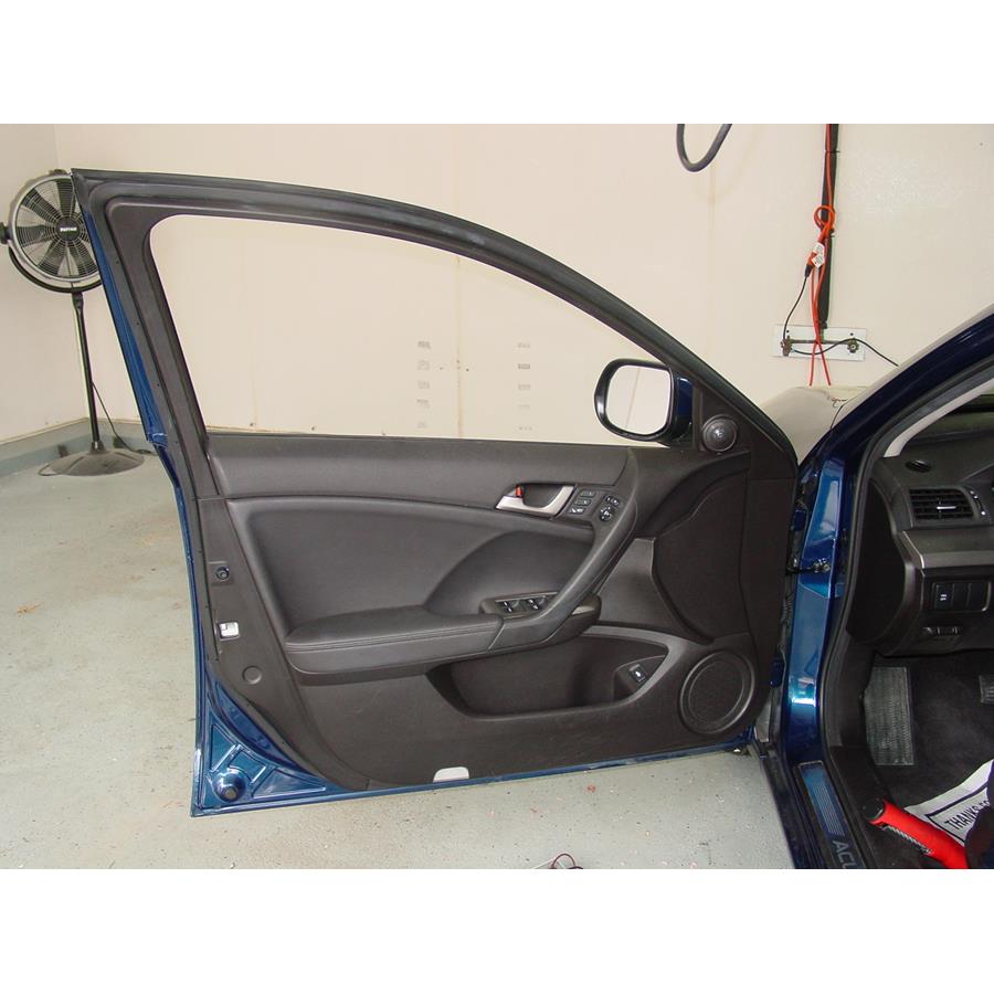 2009 Acura TSX Front door speaker location