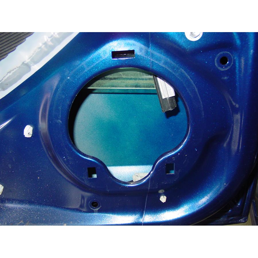 2011 Acura TSX Front door woofer removed
