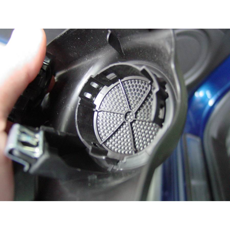 2011 Acura TSX Front door tweeter removed